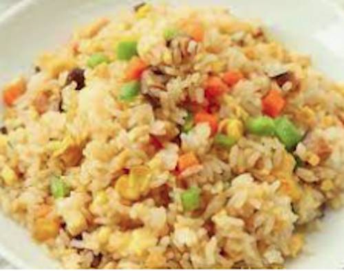 126. Fried Rice with Mixed Vegetable and Pork 什锦炒饭
